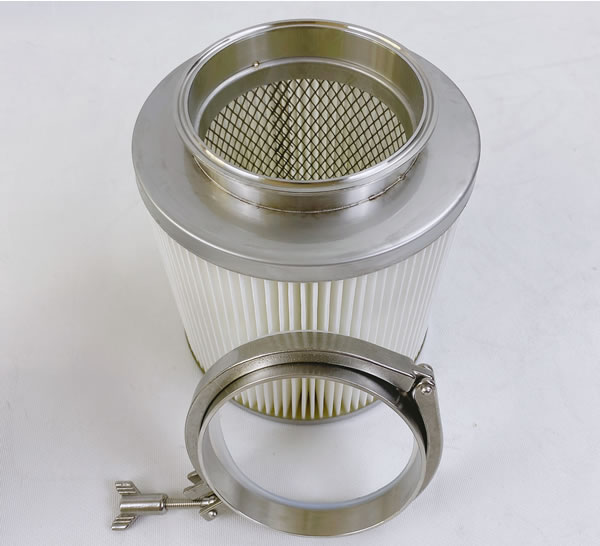 不銹鋼卡箍200-220除塵濾芯粉塵濾筒